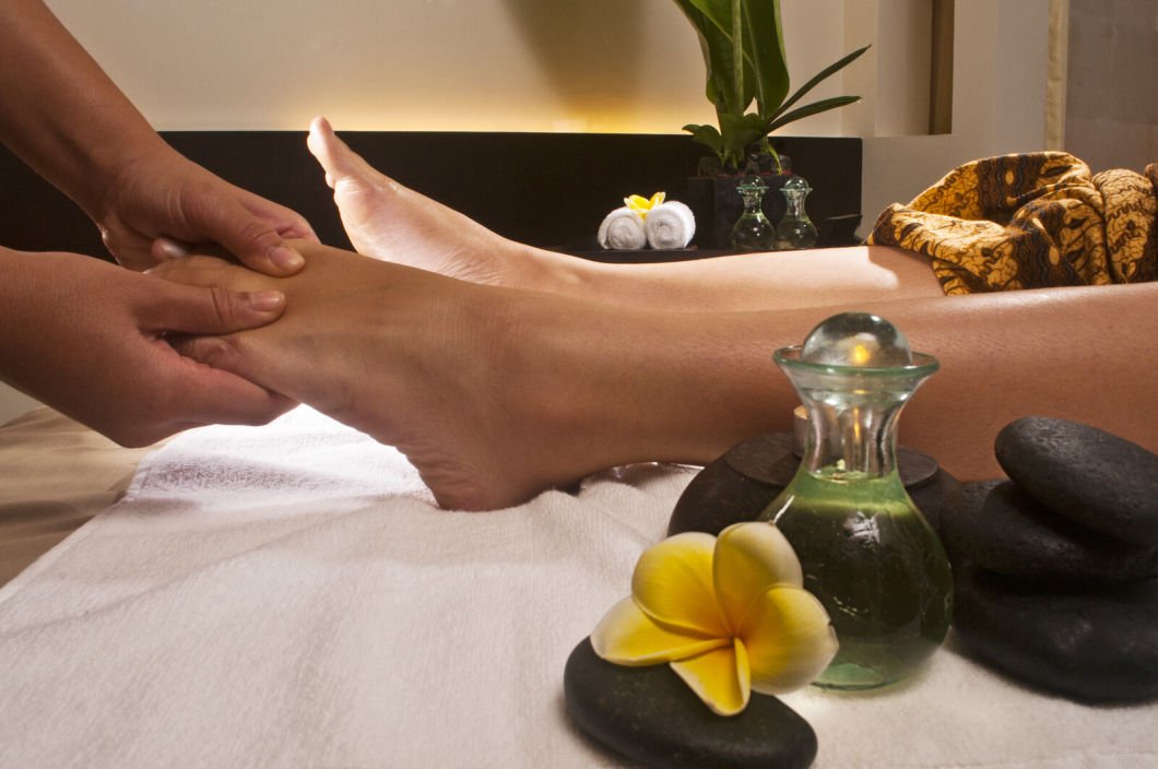 Thai foot massage at Samranjai